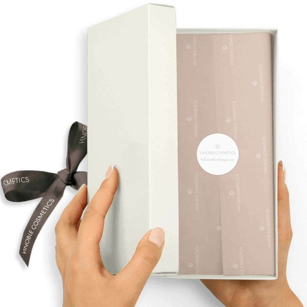 Gift box with ribbon & sticker