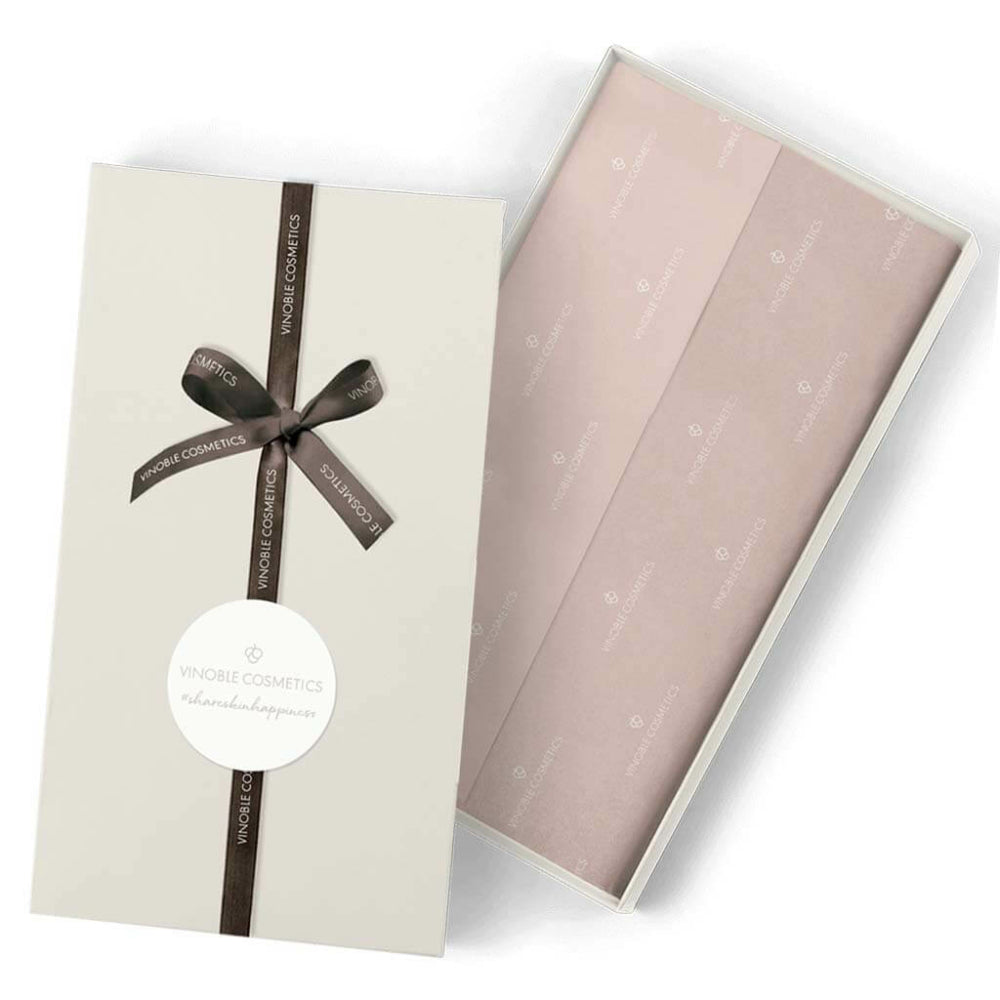 Gift box with ribbon & sticker