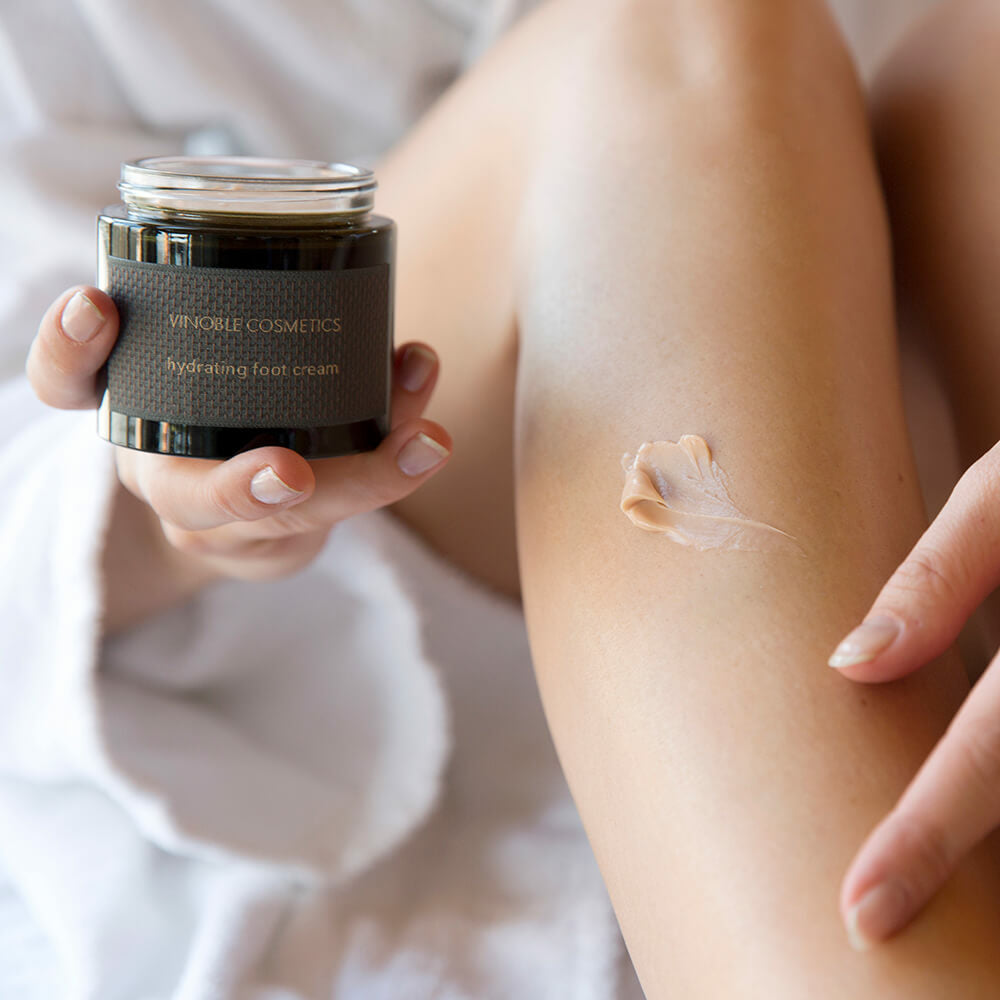 Drėkinamasis pėdų kremas