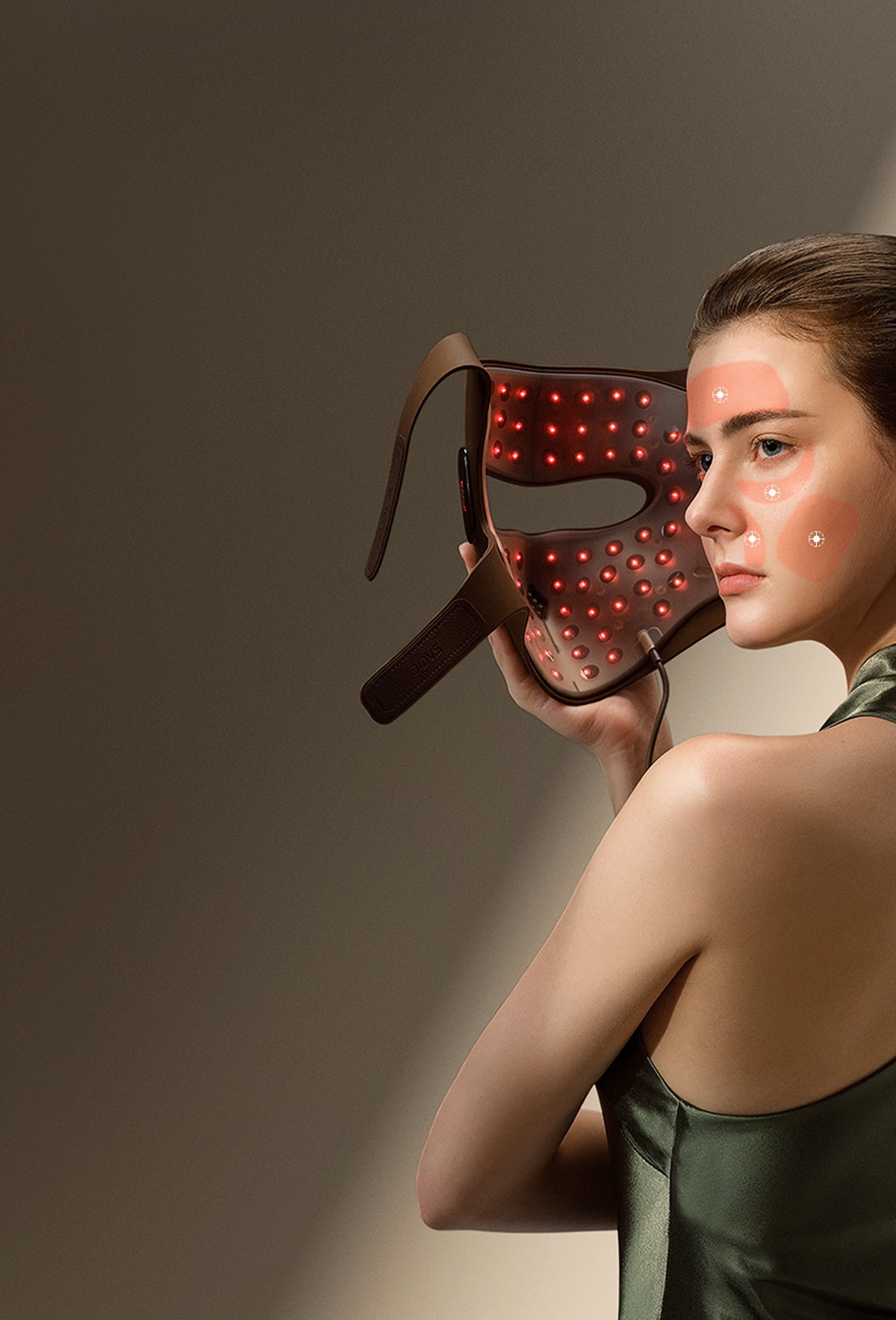 4D lazerio šviesos terapijos kaukė